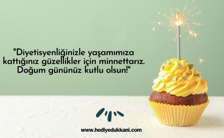 diyetisyene doğum günü mesajı