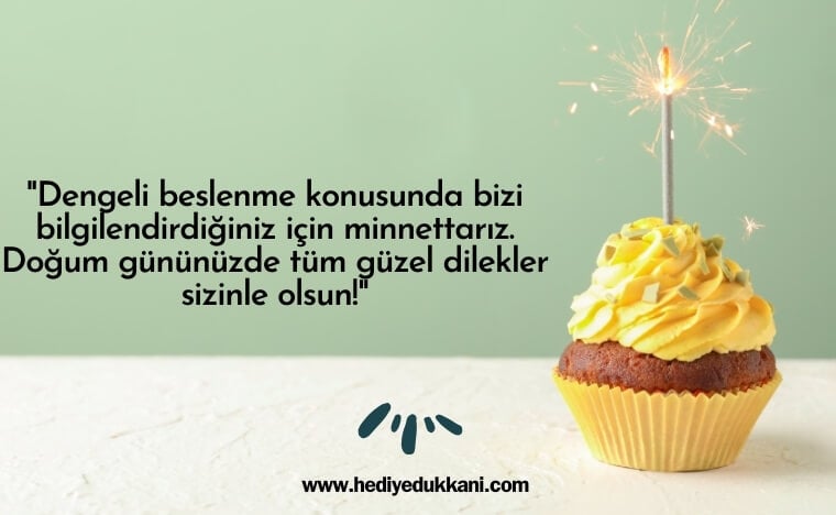 diyetisyene doğum günü mesajı