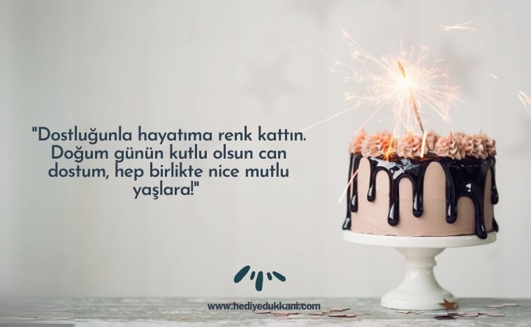 dosta doğum günü mesajı