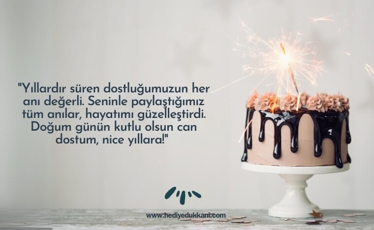 dosta doğum günü mesajı
