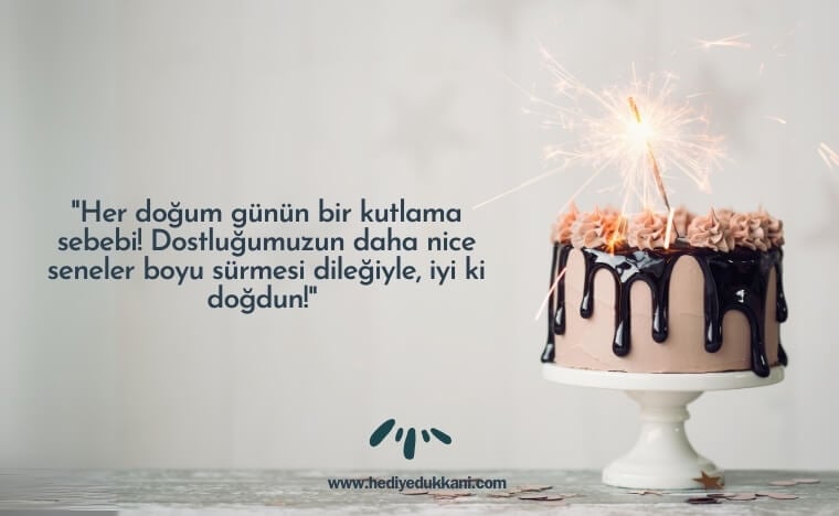 dosta doğum günü mesajı