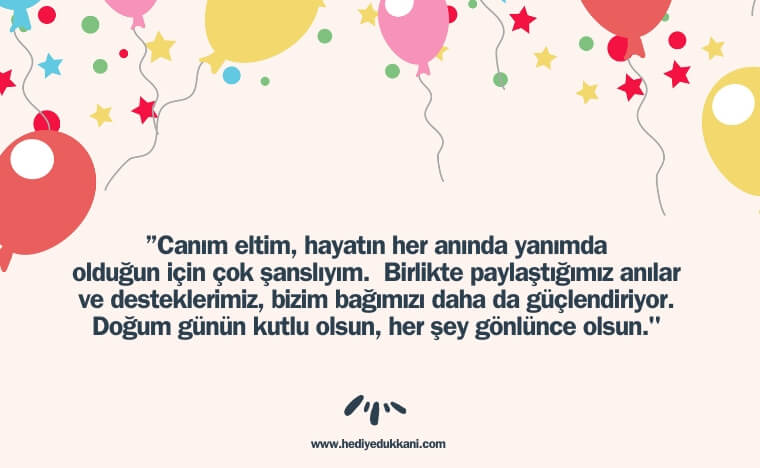 eltiye doğum günü mesajı