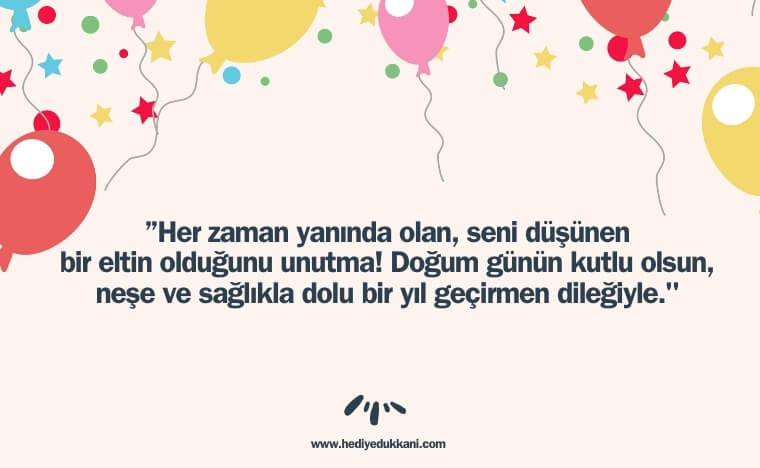 eltiye doğum günü mesajı