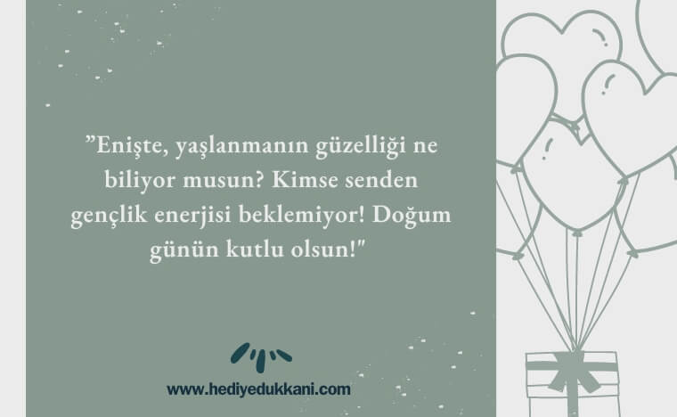 enişteye doğum günü mesajı