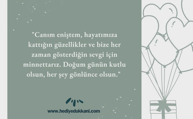 enişteye doğum günü mesajı