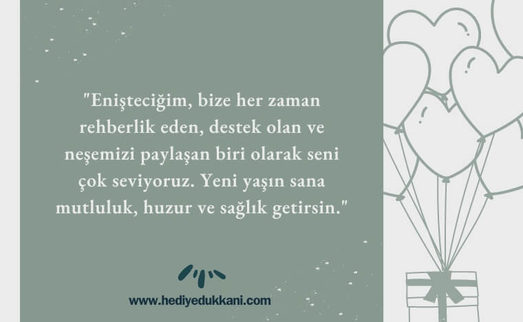 enişteye doğum günü mesajı