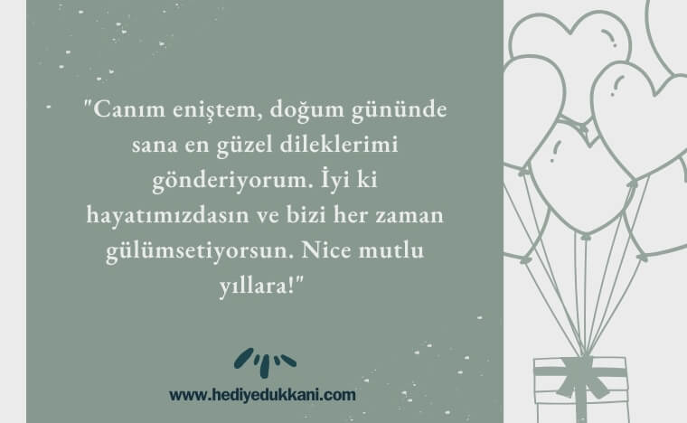 enişteye doğum günü mesajı