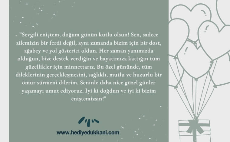 enişteye doğum günü mesajı