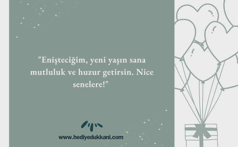 enişteye doğum günü mesajı