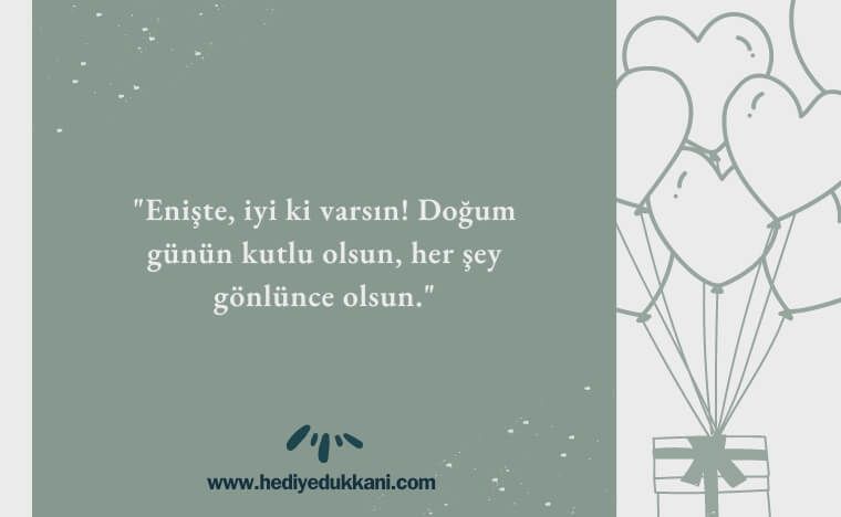 enişteye doğum günü mesajı