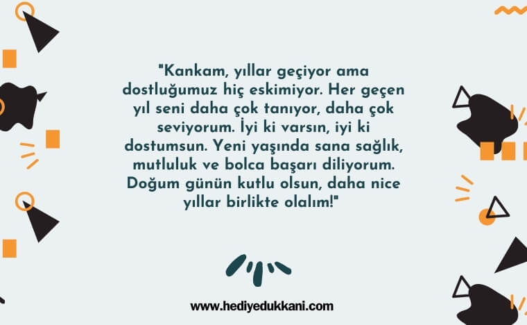 erkek kankaya doğum günü mesajı