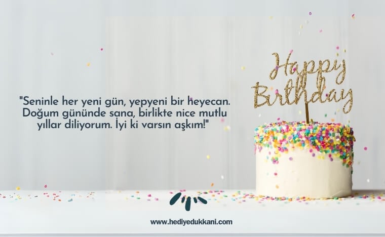 eşe doğum günü mesajı