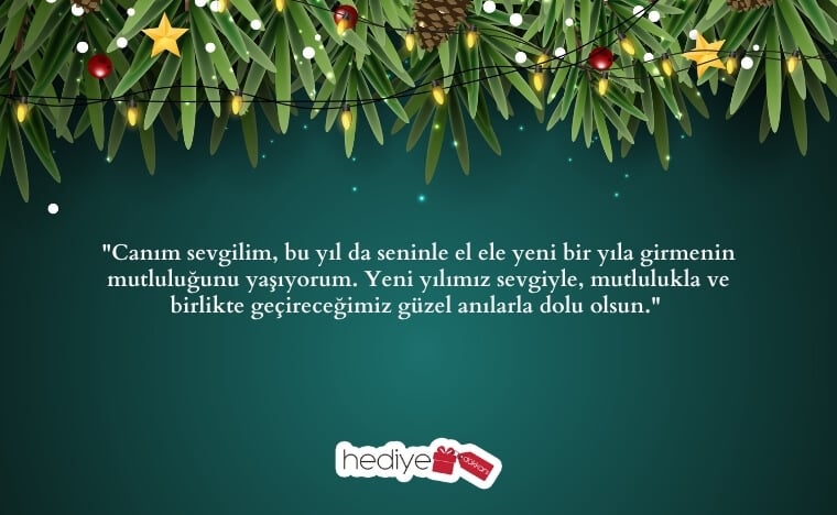 Eşe Yılbaşı Hediye Notu