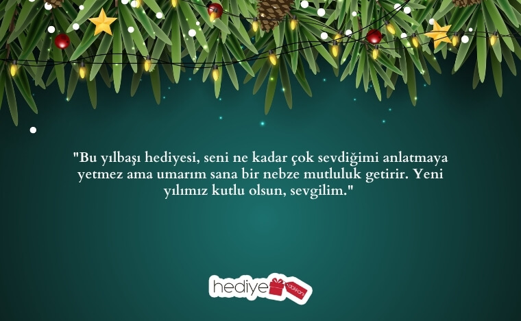 Eşe Yılbaşı Hediye Notu