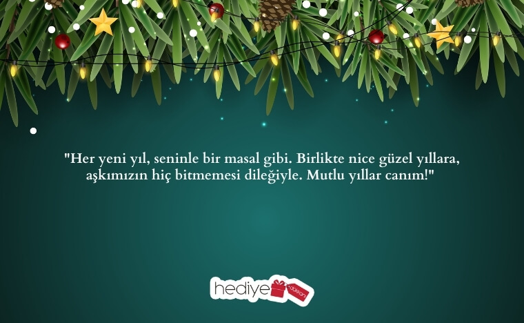 Eşe Yılbaşı Hediye Notu