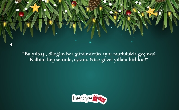 Eşe Yılbaşı Hediye Notu