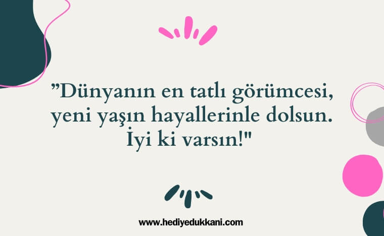 görümceye doğum günü mesajı