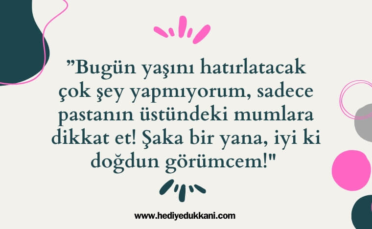 görümceye doğum günü mesajı