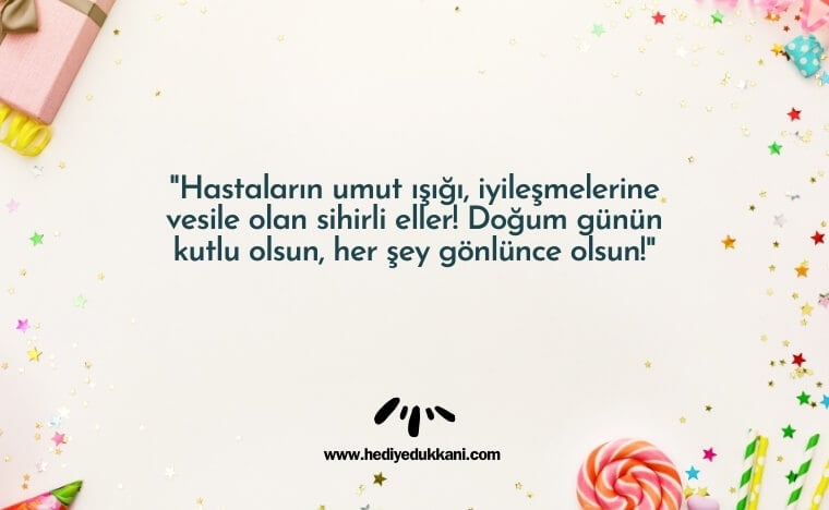 hemşireye doğum günü mesajı