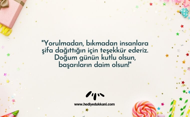 hemşireye doğum günü mesajı