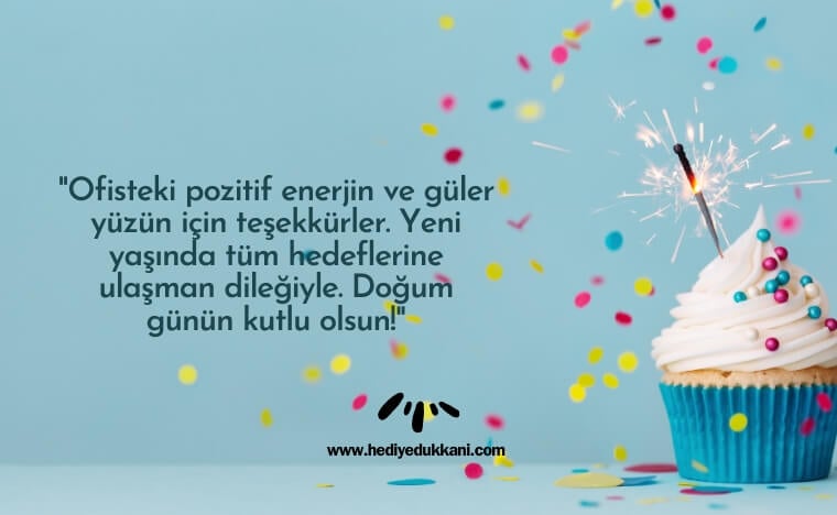 iş arkadaşına doğum günü mesajı