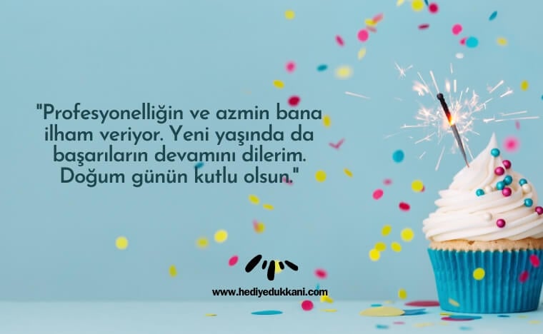 iş arkadaşına doğum günü mesajı