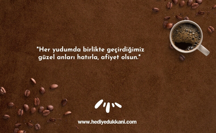 kahve fincanı hediye notu