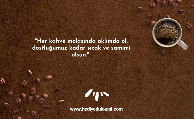 kahve fincanı hediye notu