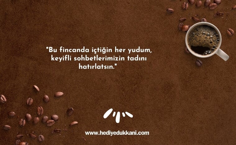 kahve fincanı hediye notu