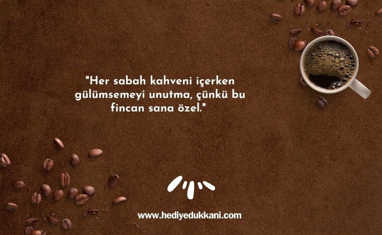 kahve fincanı hediye notu