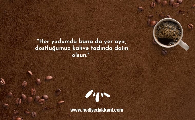 kahve fincanı hediye notu