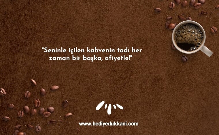 kahve fincanı hediye notu