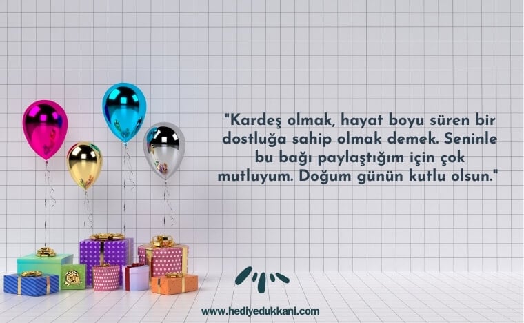 kardeşe doğum günü mesajı