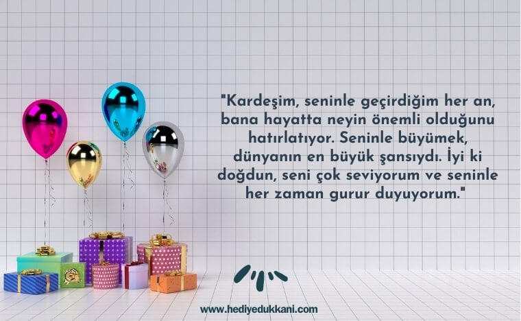 kardeşe doğum günü mesajı