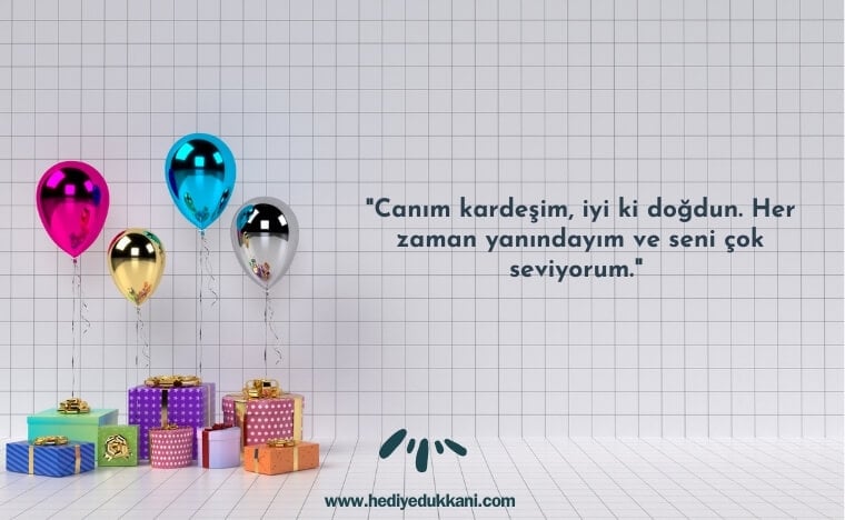 kardeşe doğum günü mesajı