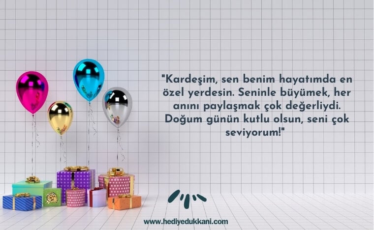 kardeşe doğum günü mesajı
