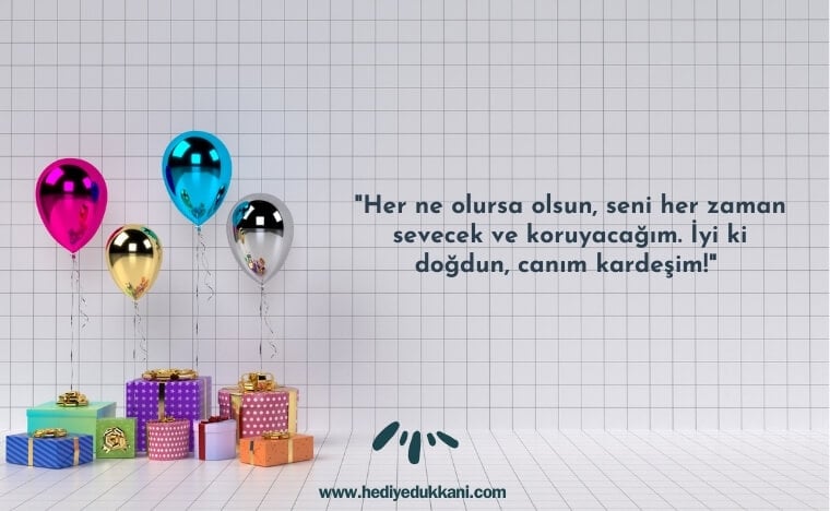 kardeşe doğum günü mesajı