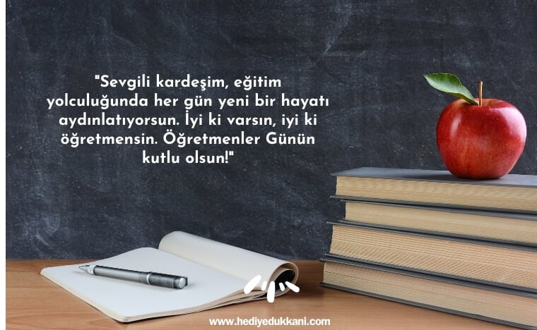 kardeşe öğretmenler günü mesajı