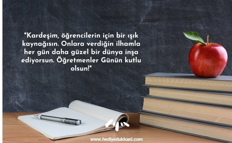 kardeşe öğretmenler günü mesajı