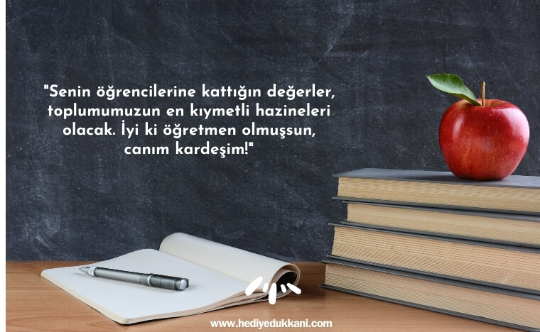 kardeşe öğretmenler günü mesajı