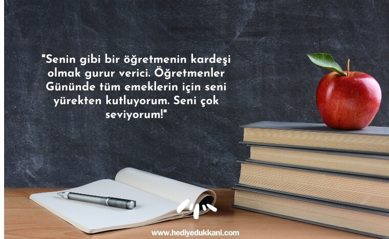 kardeşe öğretmenler günü mesajı