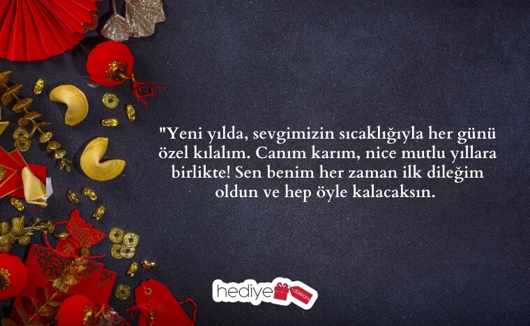 karıma yılbaşı mesajı