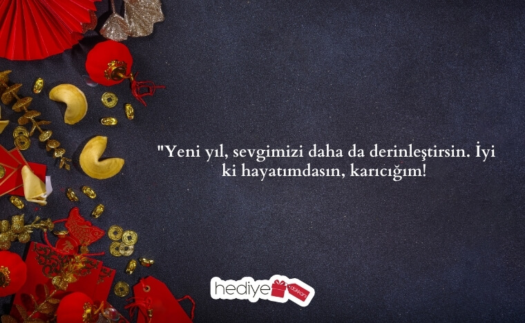 karıma yılbaşı mesajı