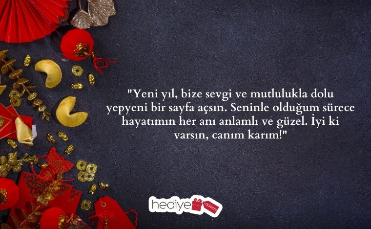 karıma yılbaşı mesajı