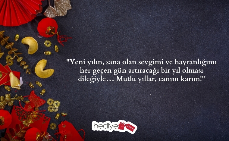 karıma yılbaşı mesajı