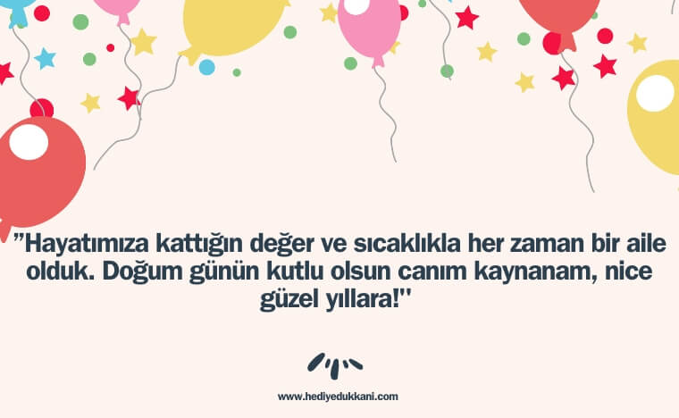 kaynanaya doğum günü mesajı