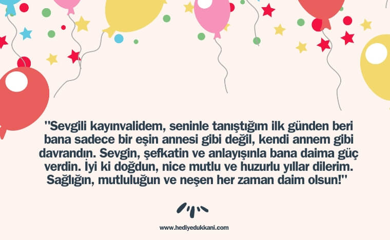 kaynanaya doğum günü mesajı