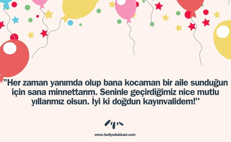 kaynanaya doğum günü mesajı