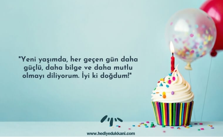 kendime doğum günü mesajı