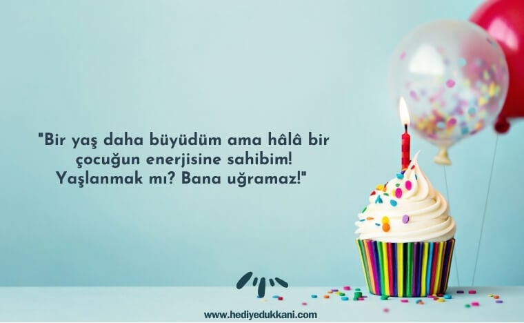 kendime doğum günü mesajı